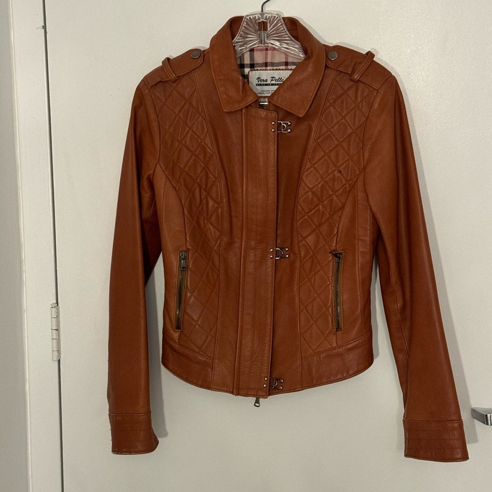 Italian Leather Motorcycle Jacket